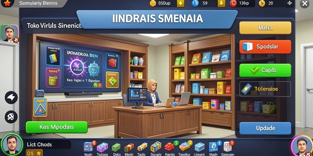 Tampilan antarmuka yang menarik dan user-friendly.