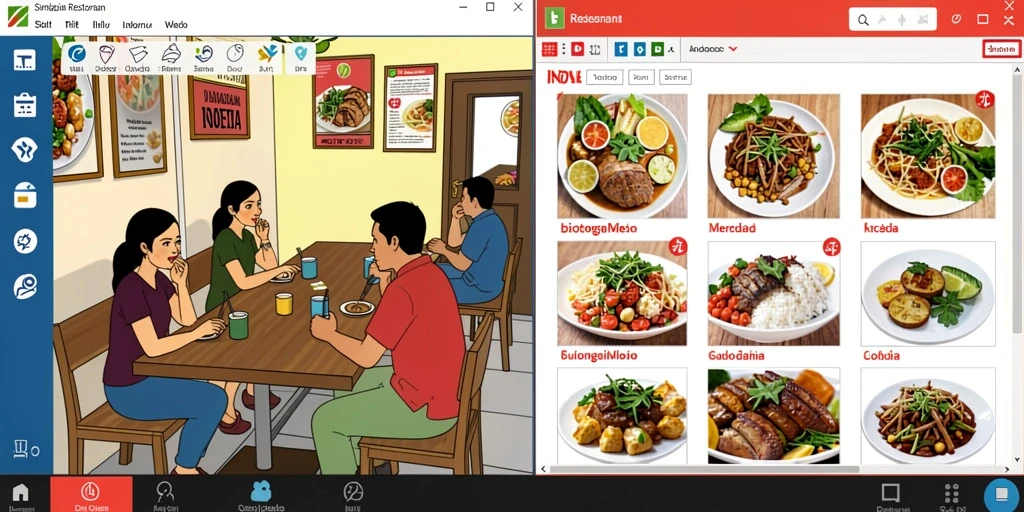 Tampilan antarmuka yang user-friendly.