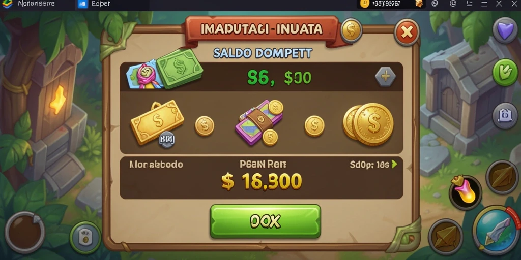Tampilan menu utama yang menarik.