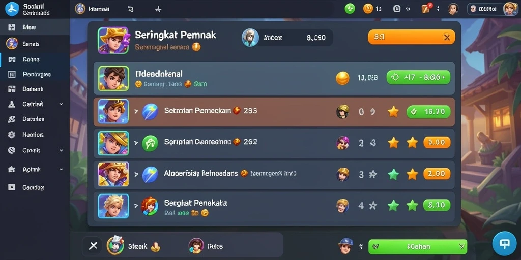 Tampilan awal game HW777 yang menarik dan intuitif.
