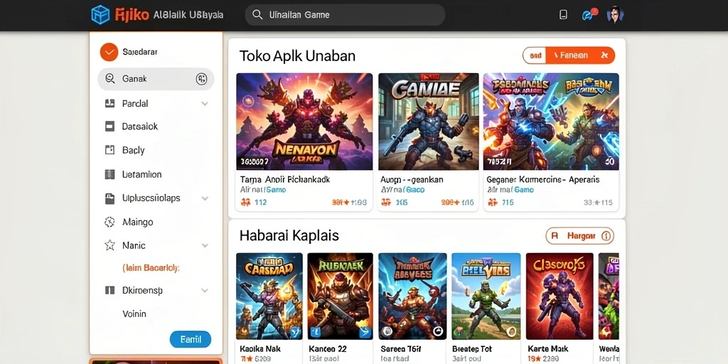 Tampilan antarmuka yang menarik dan mudah dinavigasi.