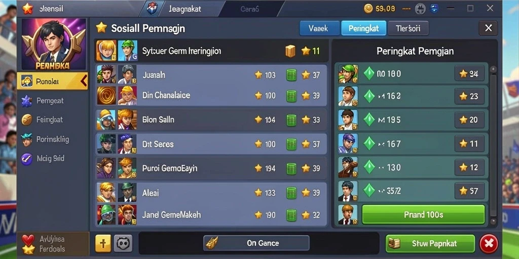 Tampilan antarmuka pengguna yang menarik dan mudah digunakan.