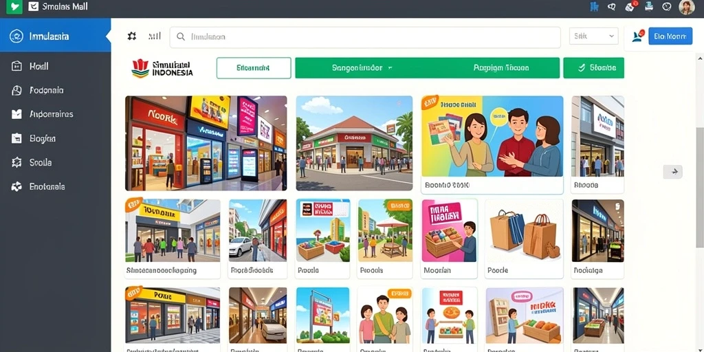 Tampilan menu utama yang menarik dan mudah dinavigasi.