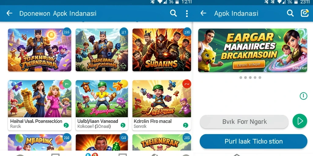 Tampilan karakter yang menarik dan beragam.