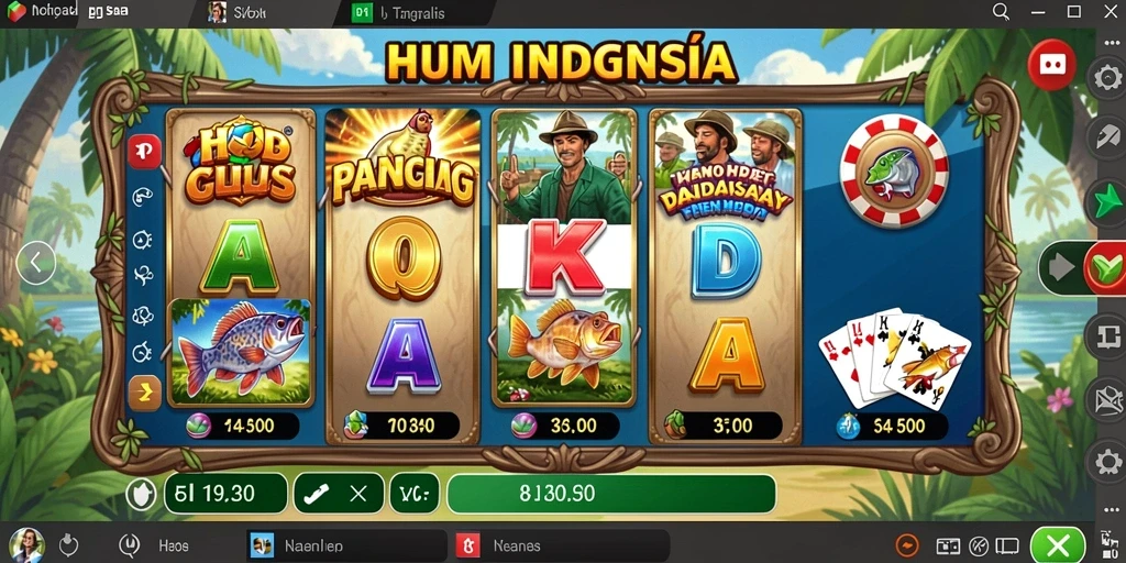 Tampilan awal VM777 yang menarik dan interaktif.